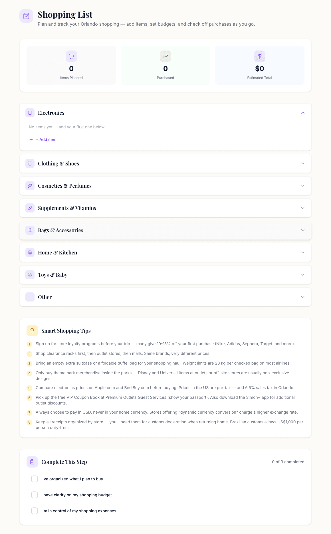 Planning Timeline